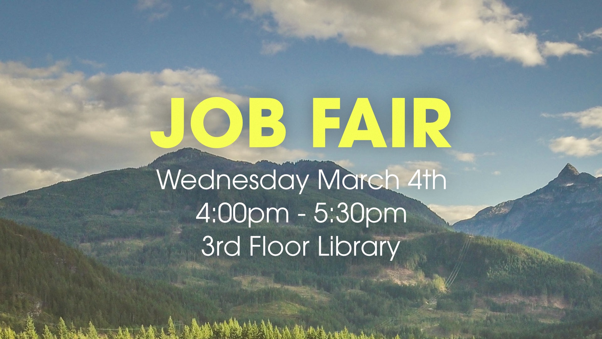 Job & Volunteer Fair