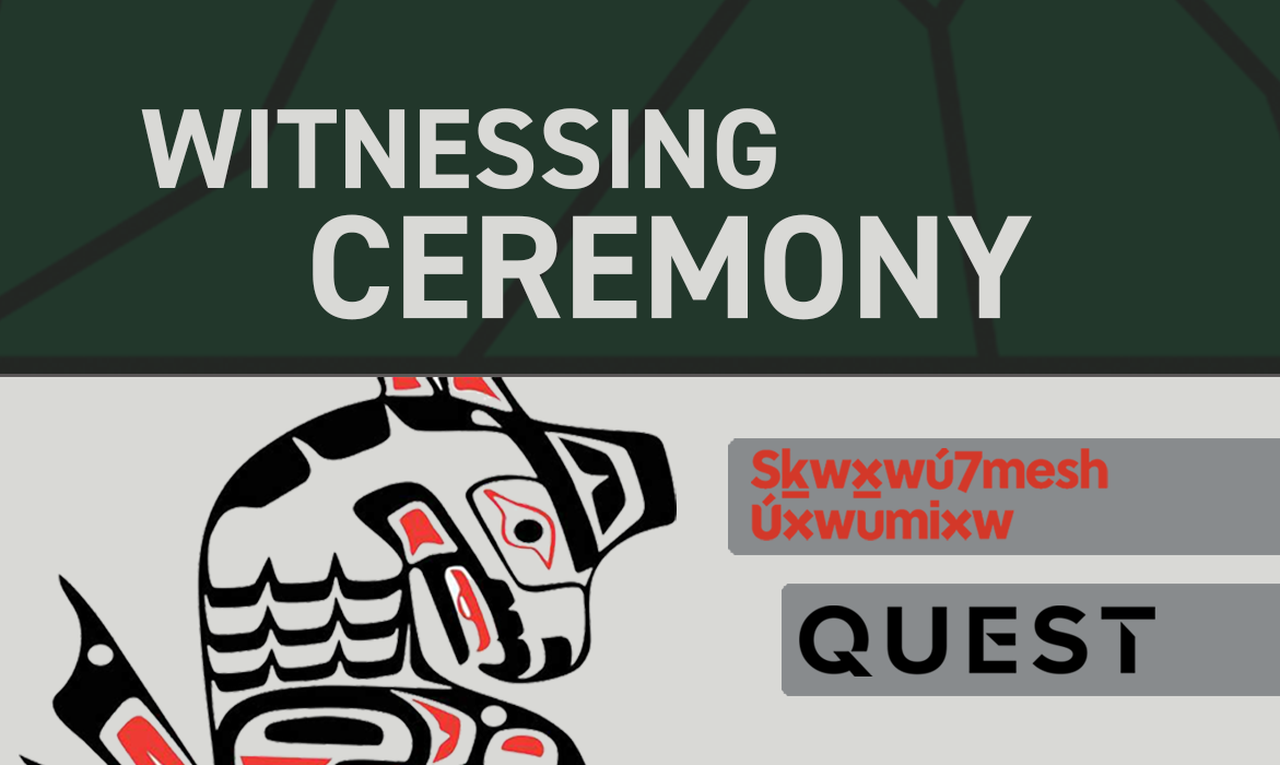 Witnessing Ceremony (Squamish First Nations)